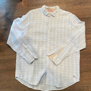 Tommy Bahama Ventana Plaid Linen Shirt